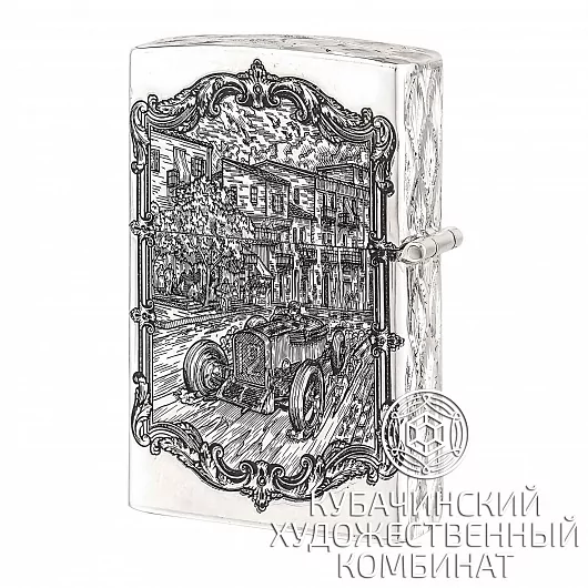 Зажигалка из серебра