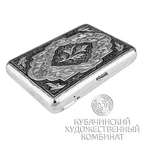 Портсигар из серебра