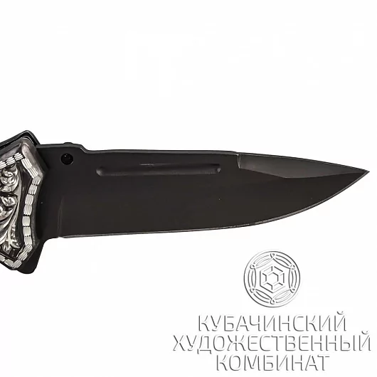 Складной нож ручной работы из серебра