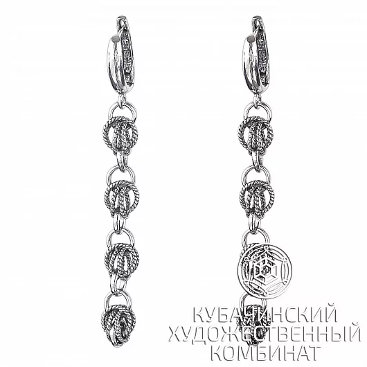Серьги из серебра 925 пробы