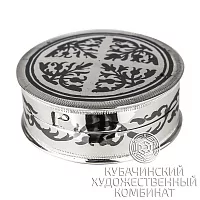 Таблетница серебряная