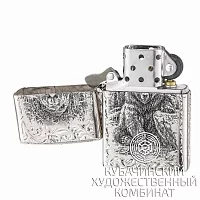 Зажигалка серебряная 