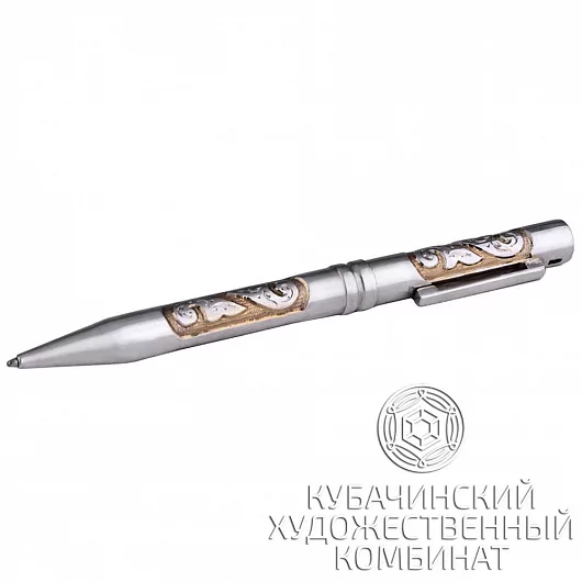Ручка из серебра с позолотой