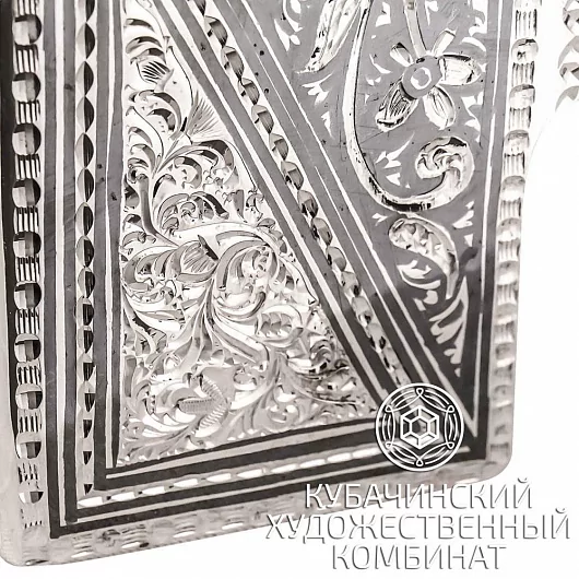 Визитница из серебра
