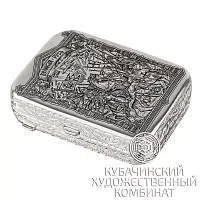 Таблетница из серебра