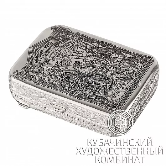Таблетница из серебра