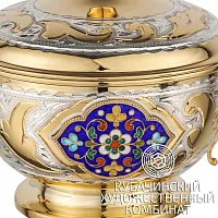 Сахарница из серебра на 290 мл