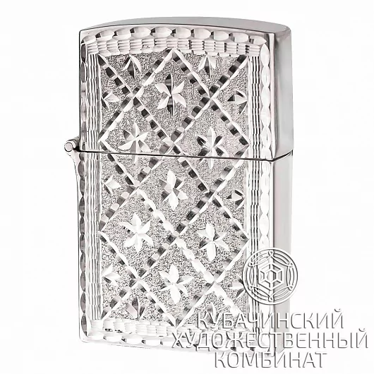 Зажигалка серебряная 