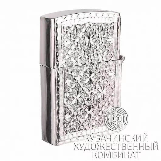 Зажигалка серебряная 