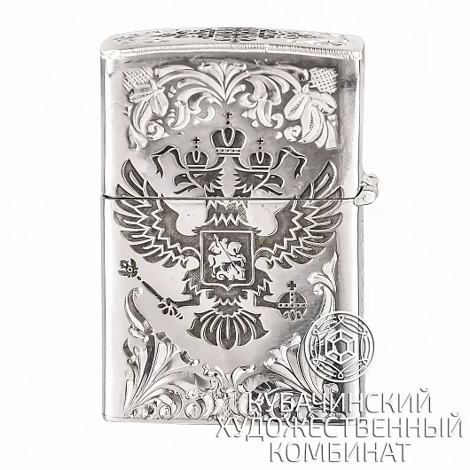 Зажигалка серебряная 