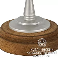 Статуэтка "Самолет" из серебра 925 пробы