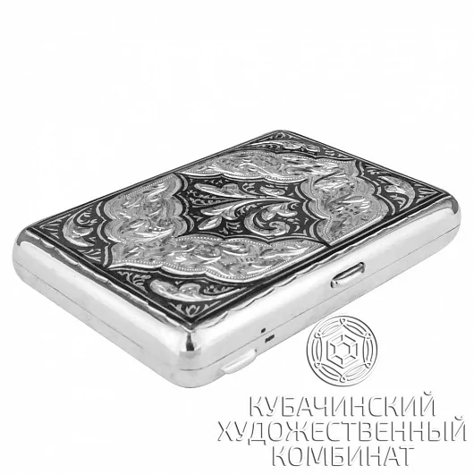 Портсигар из серебра