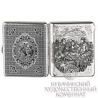Портсигар из серебра