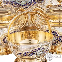 Чайный сервиз из серебра на 600 мл