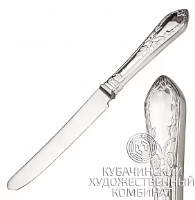 Нож десертный «Бантик» из серебра 925 пробы