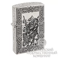 Зажигалка серебряная
