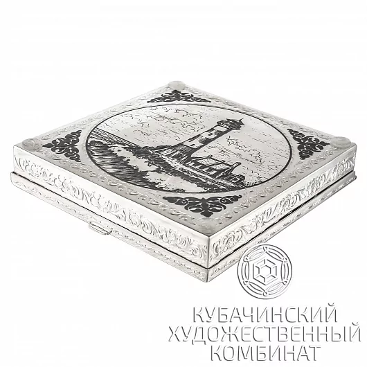 Портсигар из серебра