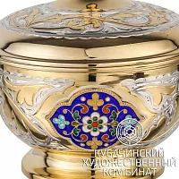Сахарница из серебра на 290 мл