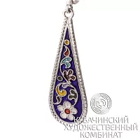 Серьги ручной работы из серебра 925 пробы
