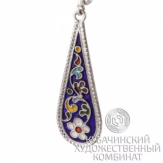 Серьги ручной работы из серебра 925 пробы