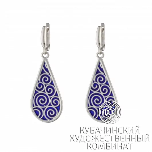 Серьги из серебра 925 пробы