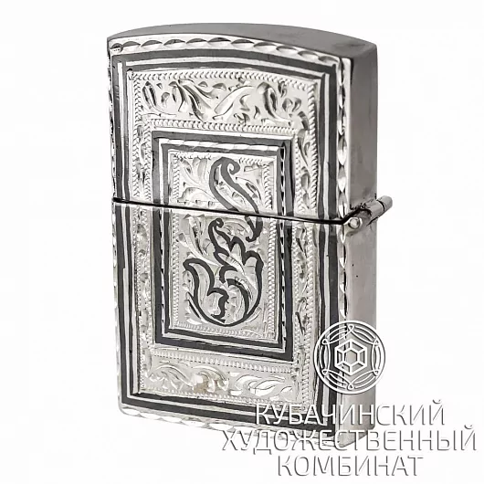 Зажигалка из серебра