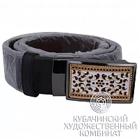 Пряжка с белой эмалью
