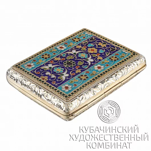 Портсигар из серебра