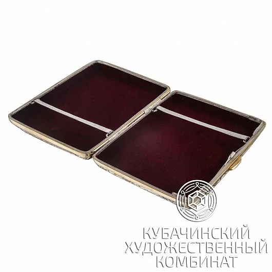Портсигар из серебра