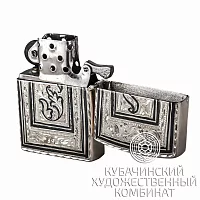 Зажигалка из серебра