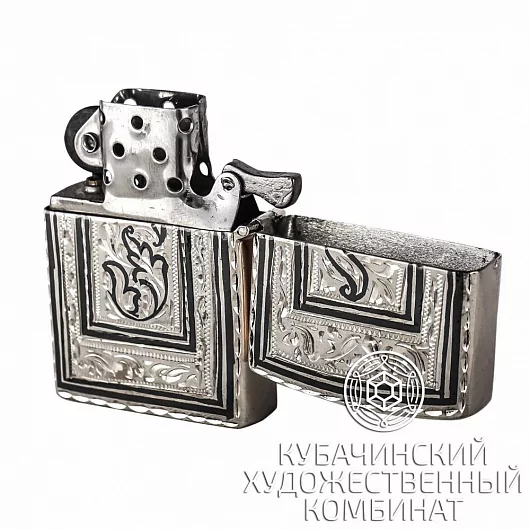 Зажигалка из серебра