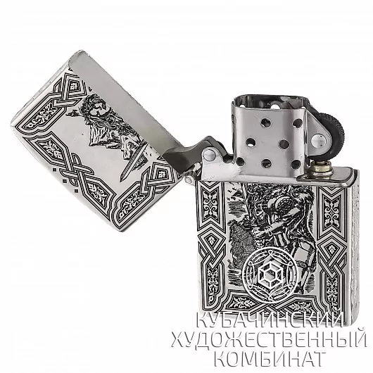 Зажигалка серебряная