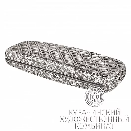 Футляр серебряный для очков