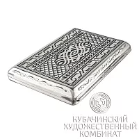 Портсигар из серебра
