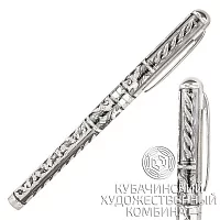 Ручка перо серебряная