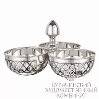 Менажница серебряная