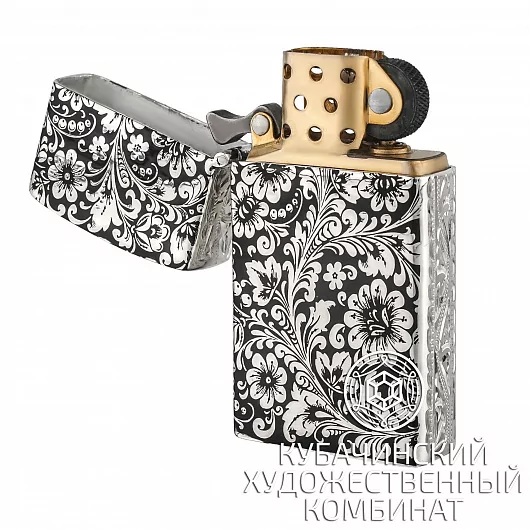 Зажигалка из серебра