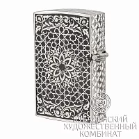 Зажигалка серебряная
