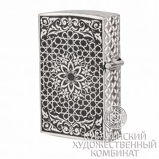 Зажигалка серебряная