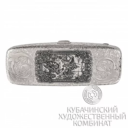Футляр серебряный для очков