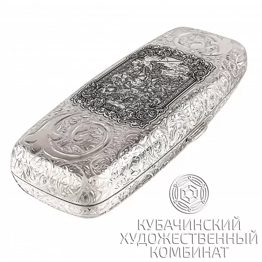 Футляр серебряный для очков