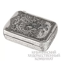 Таблетница из серебра