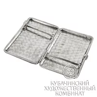 Портсигар серебряный