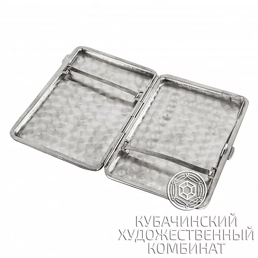 Портсигар серебряный
