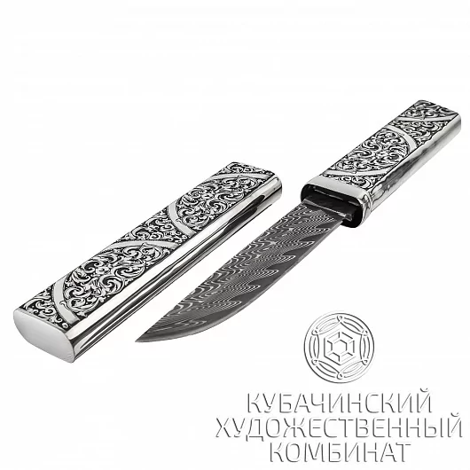 Нож из серебра