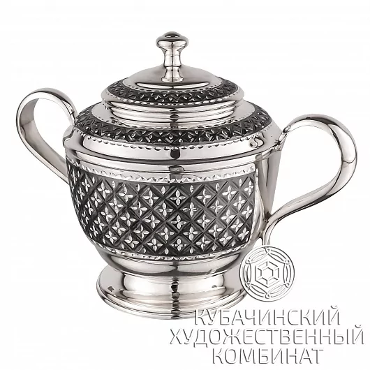 Сахарница серебряная на 550 мл