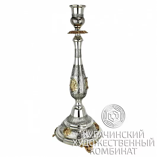 Подсвечник из серебра 925 пробы