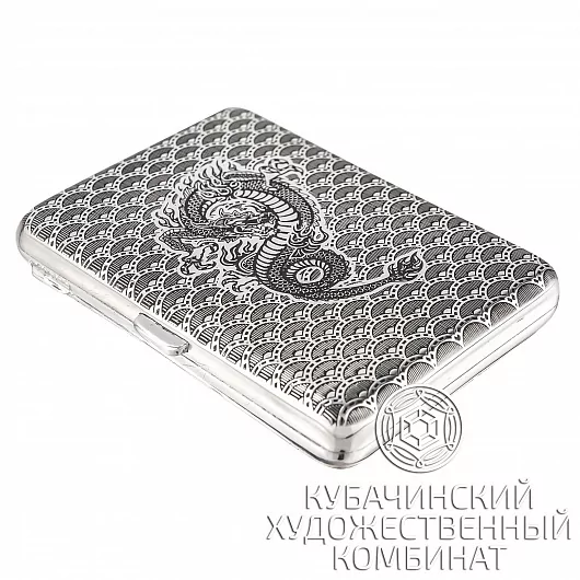 Портсигар из серебра 