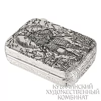 Таблетница из серебра