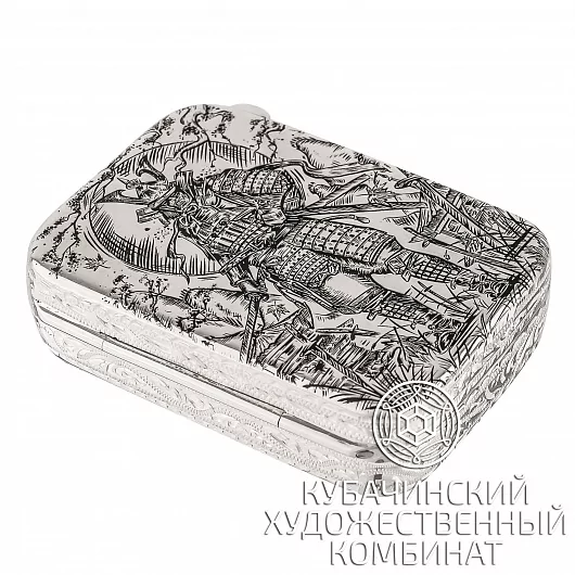 Таблетница из серебра